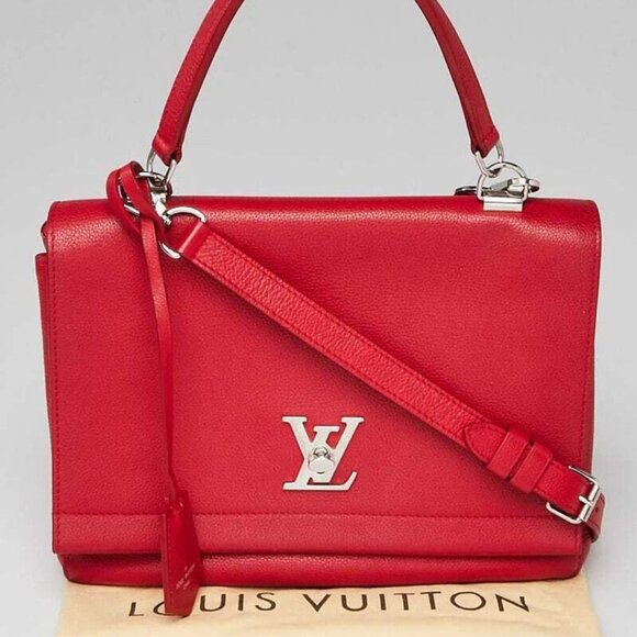 Louis Vuitton Rubis Calfskin Leather Lockme II Bag - Picture 6 of 11